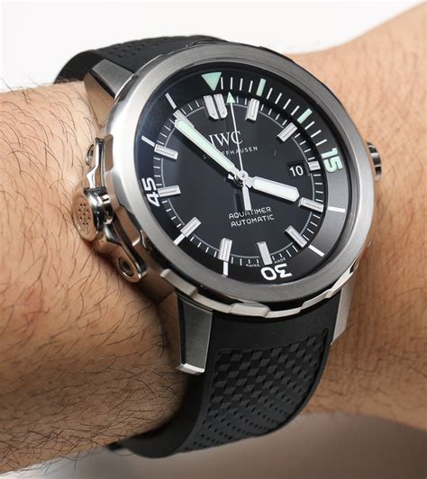 iwc aquatimer wrist